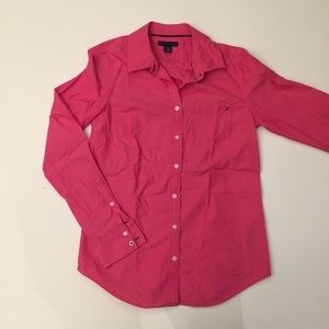 Pink Tommy Hilfiger button-down